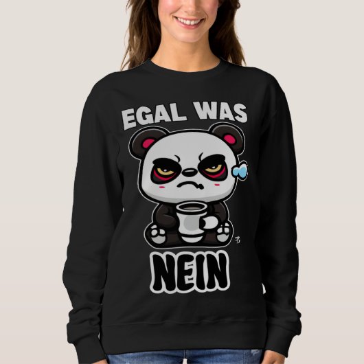 egal was nein グランピーパンダ スウェットシャツ (正面)