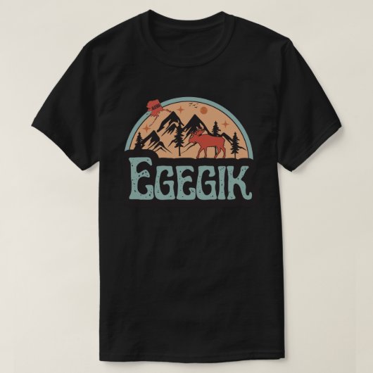 Egegik, アラスカ-Shirt Tシャツ (デザイン正面)