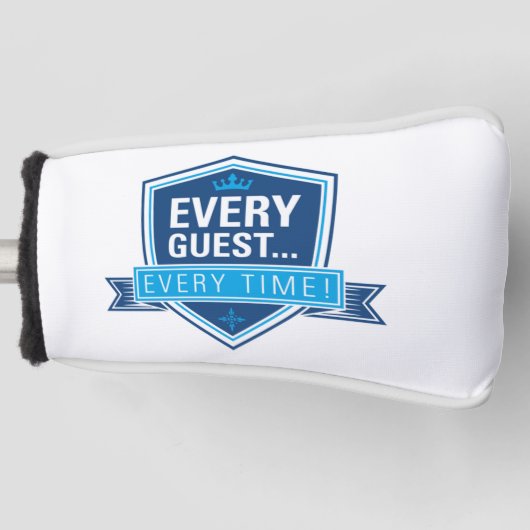 EGETゴルフパターカバー ゴルフヘッドカバー (正面)