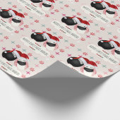 EggメリークリスマスHABIBIの氏夫人のギフト用包装紙 ラッピングペーパー (角)