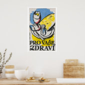 Egg and Cheese - Matchbox Print - Czech Wall Art ポスター (キッチン)