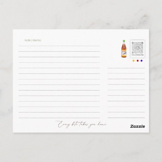 EGG-cellentデイカードを持っている ポストカード (裏面)