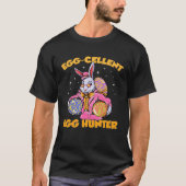 Egg cellent Egg Hunter  Bunny Easter Day For Boys  Tシャツ (正面)
