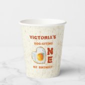 EGG-CITING BBQ BABY BIRTHDAY 紙コップ (裏面)