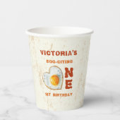 EGG-CITING BBQ BABY BIRTHDAY 紙コップ (正面)