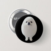 Egg Dog Meme Pin Button 缶バッジ (正面&裏面)