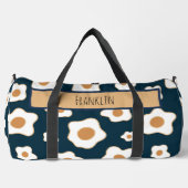 Egg Drawing I Custom Name  ダッフルバッグ (正面)