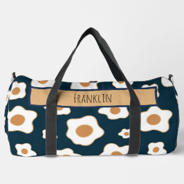 Egg Drawing I Custom Name ダッフルバッグ