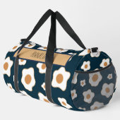 Egg Drawing I Custom Name  ダッフルバッグ (右コーナー)
