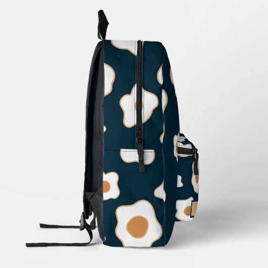 Egg Drawing I Custom Name  プリントバックパック (左)