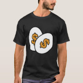 Egg Gold Dollar Sign Tシャツ (正面)