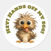 Egg Guard Sticker ラウンドシール (正面)