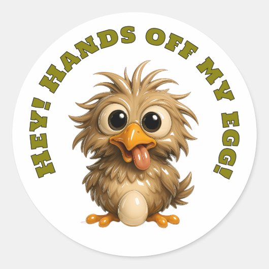 Egg Guard Sticker ラウンドシール (正面)