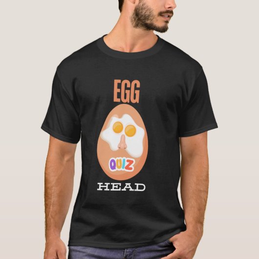 Egg Head Smarty Painting Tシャツクイズおもしろいチーム Tシャツ (正面)