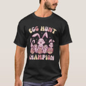 Egg Hunt Champion  Cute Easter Egg for Boys Girls Tシャツ (正面)
