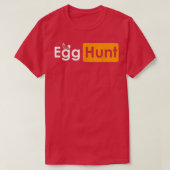 Egg Hunt Easter Day Funny Sarcastic Meme Adult Hum Tシャツ (デザイン正面)