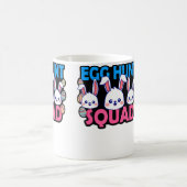 Egg Hunt Squad Bunny Easter Squad Family Matching コーヒーマグカップ (中央)
