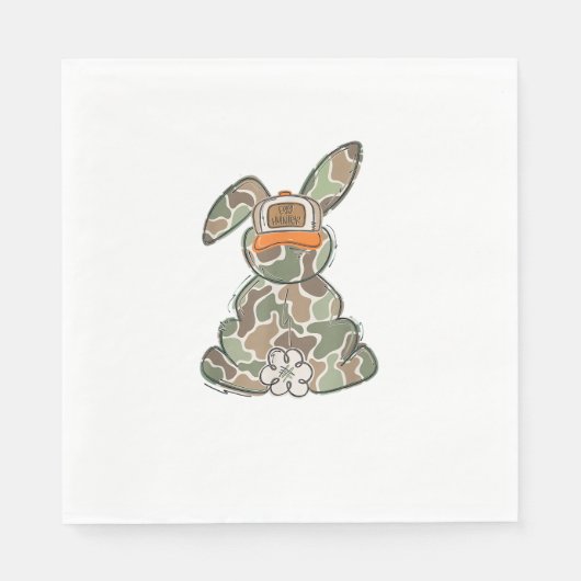 Egg Hunter Camo Easter Toddler Easter Day Camo Eas スタンダードランチョンナプキン (正面)
