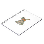 Egg Hunter Camo Easter Toddler Easter Day Camo Eas ノートブック (左側)