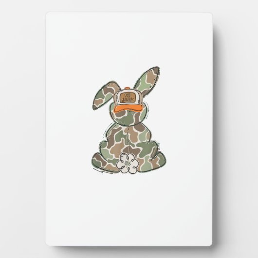 Egg Hunter Camo Easter Toddler Easter Day Camo Eas フォトプラーク (正面)