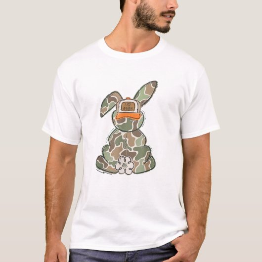 Egg Hunter Camo Easter Toddler Easter Day Camo Eas Tシャツ (正面)