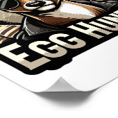 Egg Hunter Deer Buck Byckward Cap Deer Hunting Eas ポスター (角)