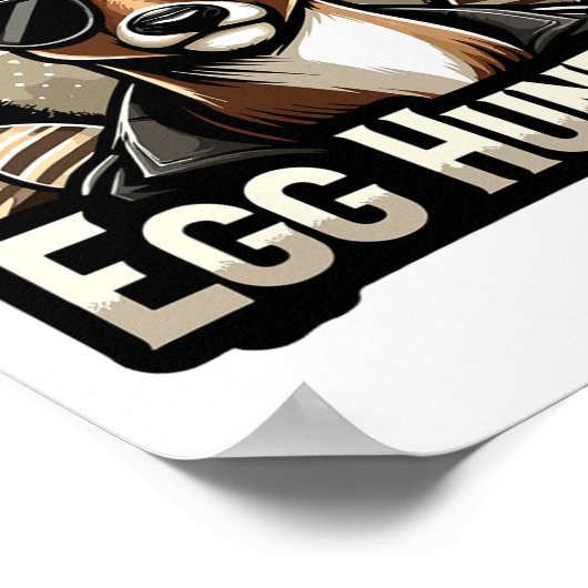 Egg Hunter Deer Buck Byckward Cap Deer Hunting Eas ポスター (角)