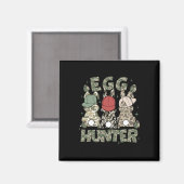 Egg Hunter Deer Buck Camo Cap Deer Hunting Easter  マグネット (正面/裏面)