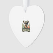 Egg Hunter Deer Buck Happy Easter Day Eggs Boys Ki オーナメント (正面)