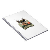 Egg Hunter Deer Buck Happy Easter Day Eggs Boys Ki ノートブック (右側)