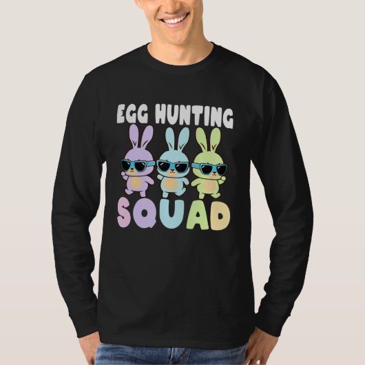 Egg Hunting Squad  Easter Bunnies Egg Hunt Tシャツ (正面)