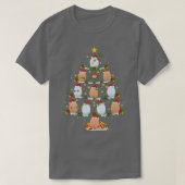 Egg Lover Xmas Lights Eggs Christmas Tree Tシャツ (デザイン正面)