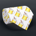 Egg Nog Eggnog Christmas Winter Holiday Foodie Tie ネクタイ<br><div class="desc">Necktie features an original illustration of a mug of warm egg nog with whipped cream and a cinnamon stick. Perfect for Christmas!</div>