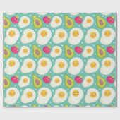 Egg Pattern Wrapping Paper ラッピングペーパー (フラット)