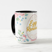 Egg Renewal Pattern Mug マグカップ (正面左)