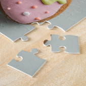 Egg-shaped Easter cookies with pastel icing ジグソーパズル (側面)