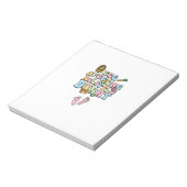 Egg Specting A Little Bunny Easter Pregnancy Annou ノートパッド (回転)