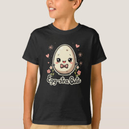 Egg-stra Cute -かわいいイースター卵と弓 Tシャツ