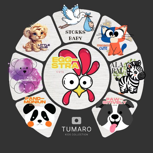 EGG-STRA Cute Rooster ベビーボディスーツ