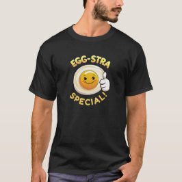 🥚 Egg-stra Special – かわいいおもしろいエッグパンTシャツ Tシャツ