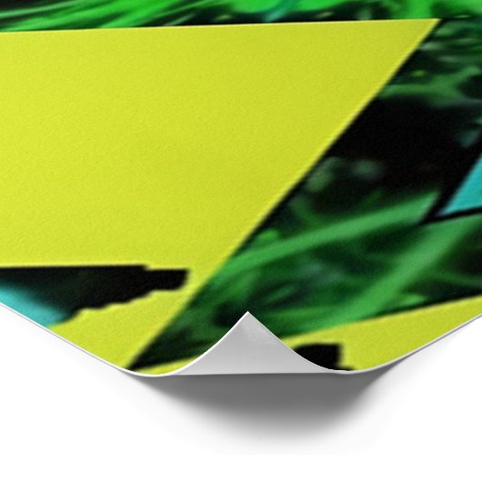 Egg Theory IV - Ken Gage Abstract ポスター (角)