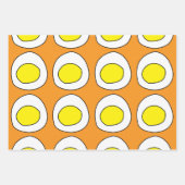 Egg Yolk Eggs ラッピングペーパーシート (正面)