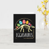 Eggasaurusイースターステゴサウルス恐竜の少年たちT カード (黄色い花)