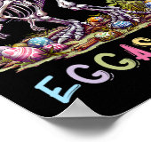 Eggasaurusイースターステゴサウルス恐竜の少年たちT ポスター (角)