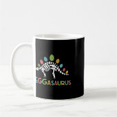 Eggasaurus Easter Stegosaurus Dinosaur Boys Kids T コーヒーマグカップ (左)
