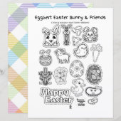 Eggbert Easter bunny and friends! Paper Sheet (正面/裏面)