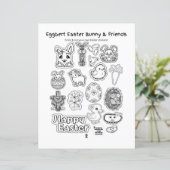 Eggbert Easter bunny and friends! Paper Sheet (スタンド正面)