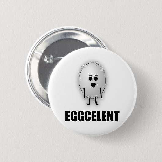 EGGCELENT 缶バッジ (正面&裏面)