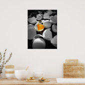 eggcentric:イースターが岩の上に… ポスター (キッチン)