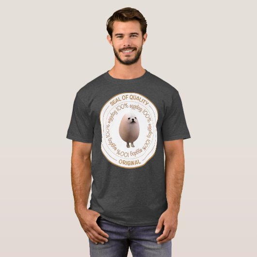 Eggdog seal 100 eggdog Premium Tシャツ (正面フル)